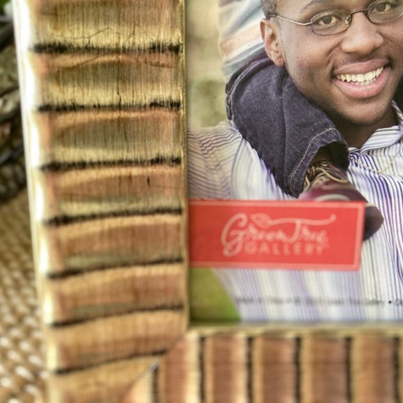 Green Tree Gallery Accents Green Tree Gallery Brushed Gold Tabletop